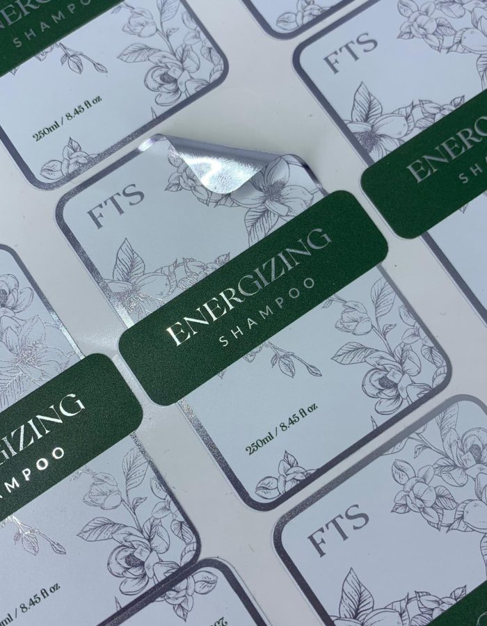 metalize silver labels